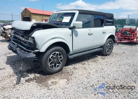 2022 Ford Bronco Big Bend/Black Diamond/Outer Banks z USA, uszkodzony, nr VIN 1FMEE5BP0NLB63537